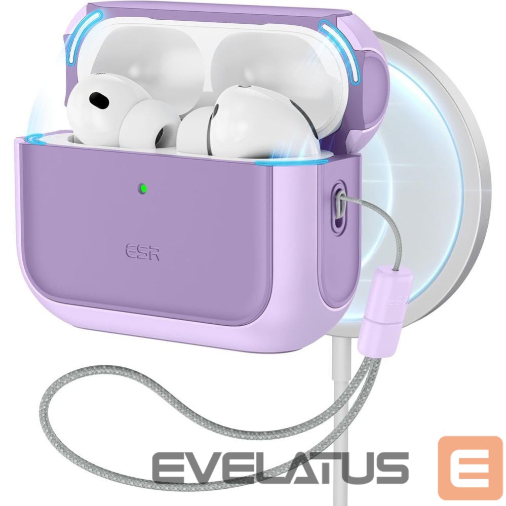 Другие товары ESR ESR Orbit Halolock MagSafe case for AirPods Pro - purple