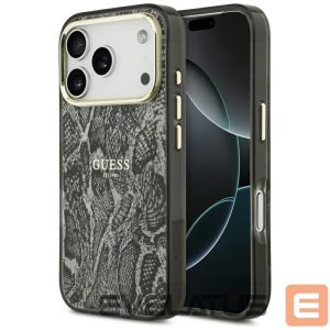 Другие товары Guess  Guess Python Pattern MagSafe Case for iPhone 17 Pro - Black 
