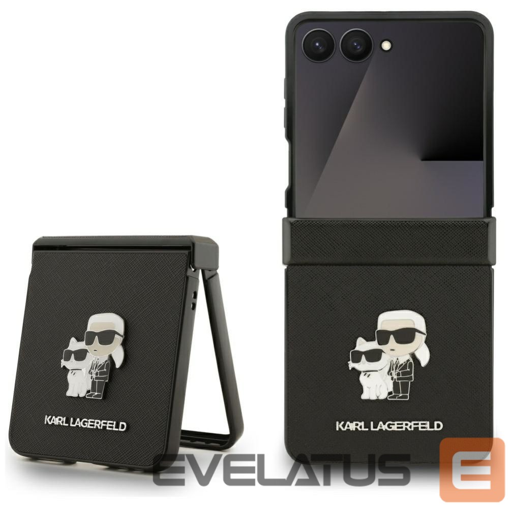 Другие товары Karl Lagerfeld Karl Lagerfeld Saffiano Karl&Choupette Pin Case for Samsung Galaxy Z Flip 7 - Black