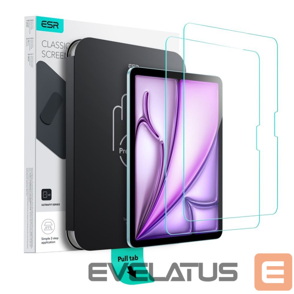 Другие товары ESR ESR UltraFit Tempered Glass 2-pack for iPad Air 11" (2024/2025/2026)