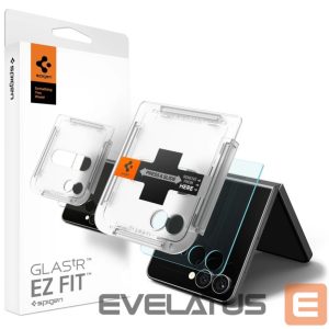 Другие товары Spigen  Spigen Glas.TR EZ Fit HD Tempered Glass Screen Protector for Samsung Galaxy Z Flip 7 - Transparent 