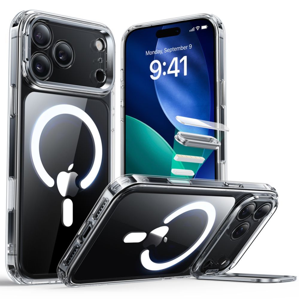 Другие товары ESR ESR Classic Hybrid Kickstand MagSafe Case for iPhone 17 Pro Max - Clear