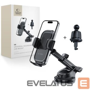 Другие товары Tech-Protect  Tech-Protect V8 Car Holder for Dashboard, Windshield or Air Vent Mount - Black 