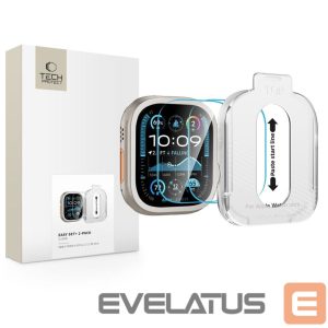Другие товары Tech-Protect  Tech-Protect Easy Set+ Tempered Glass 2-pack for Apple Watch Ultra 1/2 49mm - Clear 