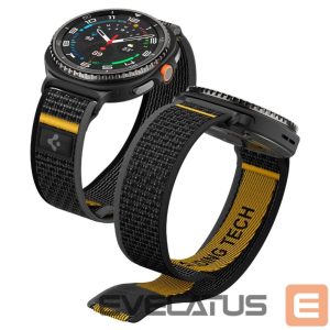 Другие товары Spigen  Spigen Athlex Air Strap for Samsung Galaxy Watch 40/44/46mm - Black and Yellow 
