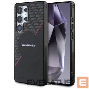 Другие товары Mercedes-Benz  AMG Double Layer Rhombs MagSafe Case for Samsung Galaxy S25 Ultra - Black/Red 