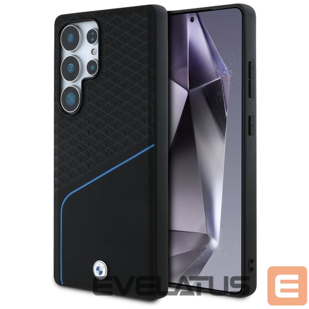 Другие товары BMW BMW Leather Textured and Smooth MagSafe case for Samsung Galaxy S25 Ultra - black