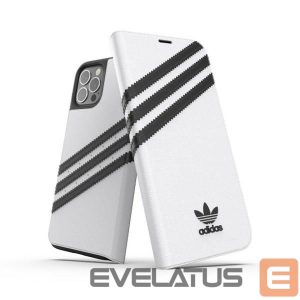 Другие товары Adidas  Adidas OR Booklet Case PU for iPhone 12 / 12 Pro 6.1" - white and black 