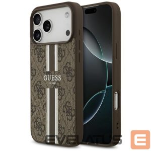Другие товары Guess  Guess 4G Printed Stripes MagSafe case for iPhone 17 Pro Max - brown 