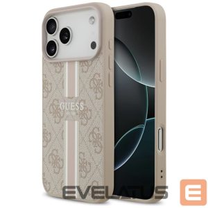 Другие товары Guess  Guess 4G Printed Stripes MagSafe case for iPhone 17 Pro Max - pink 