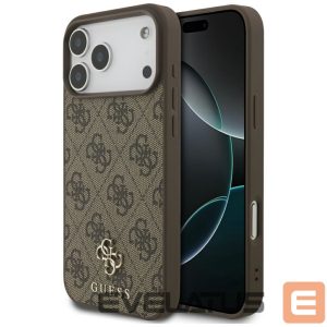 Другие товары Guess  Guess 4G Small Classic Logo MagSafe Case for iPhone 17 Pro Max - Brown 