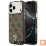 Другие товары Guess  Guess 4G Triangle Logo MagSafe case for iPhone 17 Pro Max - brown 