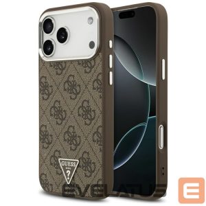 Другие товары Guess  Guess 4G Triangle Logo MagSafe case for iPhone 17 Pro Max - brown 