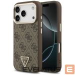 Другие товары Guess  Guess 4G Triangle Logo MagSafe Case for iPhone 17 Pro - Brown and Gold 