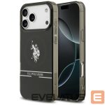 Другие товары U.S. Polo PU  US Polo DH and Bottom Stripe Logo MagSafe Case for iPhone 17 Pro Max - Black 