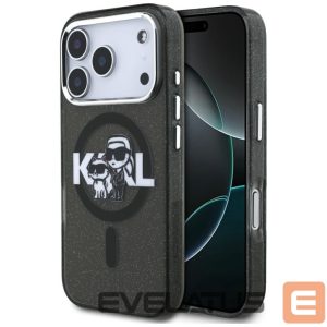 Другие товары Karl Lagerfeld  Karl Lagerfeld IML Glitter Karl & Choupette Sketch Logo MagSafe Case for iPhone 17 Pro - Black 