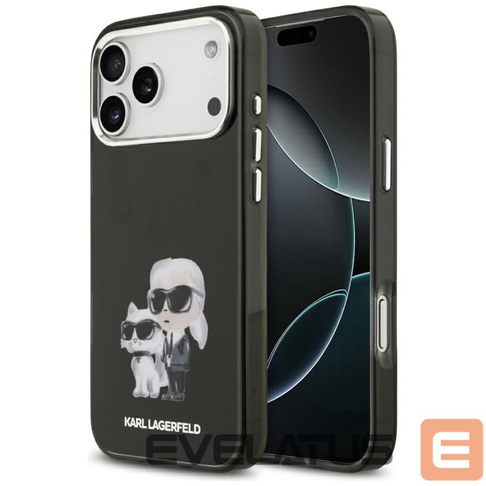 Другие товары Karl Lagerfeld Karl Lagerfeld IML Aquarelle Karl & Choupette & Logo MagSafe Case for iPhone 17 Pro - Black