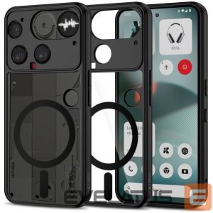 Другие товары Tech-Protect  Tech-Protect MagMat MagSafe Case for Nothing Phone 3 - Black and Clear 