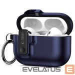 Другие товары Tech-Protect  Tech-Protect Slim Hook Case for AirPods Pro 3 - Navy Blue 