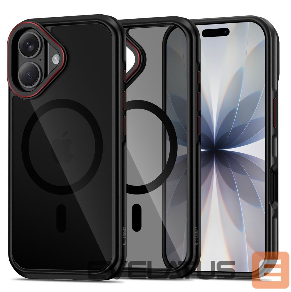 Другие товары Tech-Protect Tech-Protect MagHybrid MagSafe Case for iPhone 17 - Black and Red