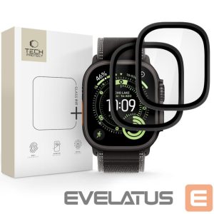 Другие товары Tech-Protect  Tech-Protect 2-pack tempered glass for Apple Watch Ultra 49mm - black 