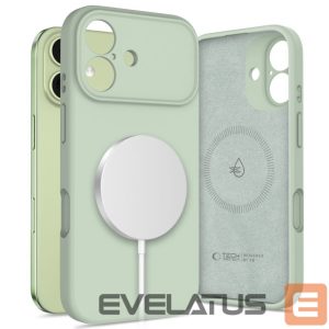 Другие товары Tech-Protect  Tech-Protect Silicone MagSafe Case for iPhone 17 - Green 