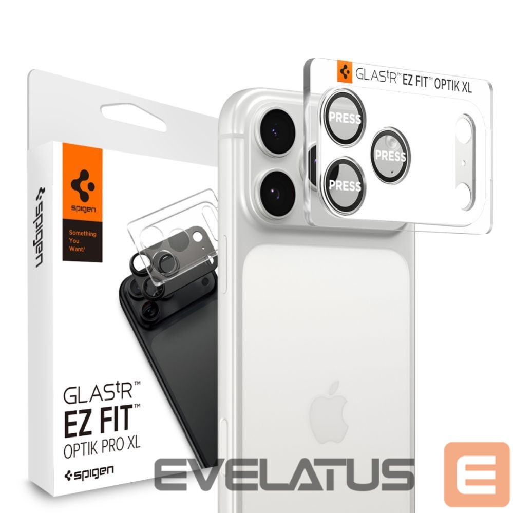 Другие товары Spigen Spigen Optik Pro XL Camera Lens Glass for iPhone 17 Pro - Silver