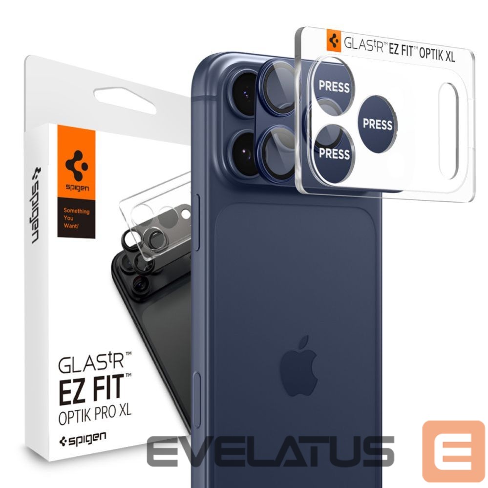 Другие товары Spigen Spigen Optik Pro XL Camera Lens Glass for iPhone 17 Pro Max - Navy Blue