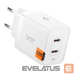 Другие товары Spigen  Spigen Essential EE472EU 2-port USC-C 47W wall charger - white 