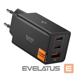 Другие товары Spigen  Spigen Essential EE673EU 3-port charger 2xUSB-C 1xUSB-A 67W - black 