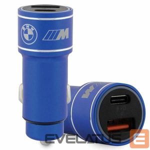 Другие товары BMW  BMW M Edition PD-QC 3.0 20W Car Charger - Blue/Black 