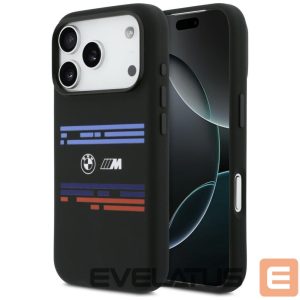Другие товары BMW  BMW M Silicon Horizontal Line MagSafe Case for iPhone 17 Pro - Black 