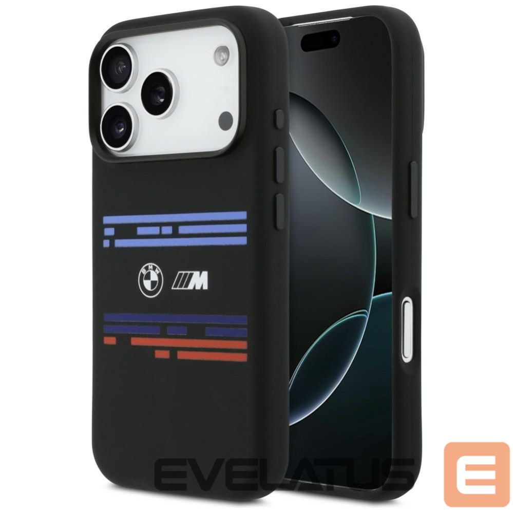 Другие товары BMW BMW M Silicon Horizontal Line MagSafe Case for iPhone 17 Pro - Black