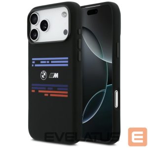 Другие товары BMW  BMW M Silicon Horizontal Line MagSafe Case for iPhone 17 Pro Max - Black 