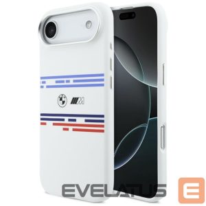 Другие товары BMW  BMW M Silicon Horizontal Line MagSafe Case for iPhone Air - White 