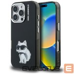 Другие товары Karl Lagerfeld  Karl Lagerfeld IML Aquarelle Choupette & Logo iPhone 16 Pro Case - Black 