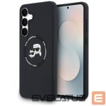 Другие товары Karl Lagerfeld  Karl Lagerfeld Silicone Karl & Choupette Heads MagSafe Case for Samsung Galaxy S25 FE - Black 