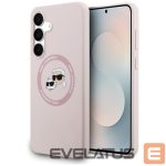 Другие товары Karl Lagerfeld  Karl Lagerfeld Silicone Karl & Choupette Heads MagSafe Case for Samsung Galaxy S25 FE - Pink 