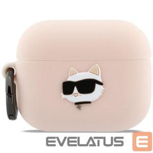 Другие товары Karl Lagerfeld  Karl Lagerfeld Silicone Chaupette Head 3D Case for AirPods Pro 3 - Pink 