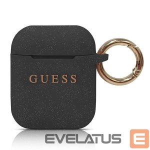 Другие товары Guess  Guess Silicone Cover for AirPods 1/2 - Black 