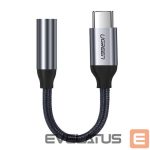 Адаптер Ugreen  Ugreen Headphone Adapter with 3.5mm mini jack to USB Type C 10cm gray (30632) 
