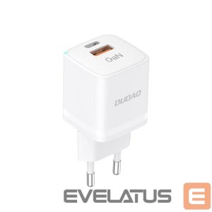 Адаптер Dudao  Wall charger GaN 33W PPS USB C/USB Dudao A13Pro - white 