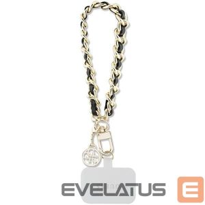 Чехол на заднюю панель Guess  Guess GUOUCHSAMC4K Universal Hand Strap Case - Black Saffiano Chain 4G Charm 