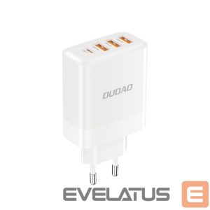 Адаптер Dudao  Dudao A5HEU network charger 3x USB-A 1x USB-C PD20W - white 
