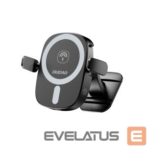 Авто держатель Dudao  Dudao FW11 Car Phone Holder with 15W Inductive Charger for Air Vent/Cockpit - Black 