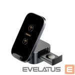 Адаптер Dudao  Dudao A11Pro+ 15W 3in1 Inductive Charger for Phone/Smartwatch/Headphones - Black 