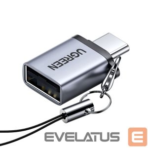 Переходник Ugreen  US270 USB-C (Male) / USB-A 3.0 (Female) Adapter with Lanyard Space Gray