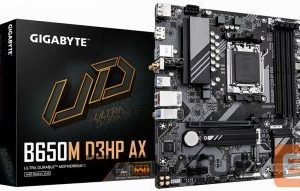 Материнская плата для процессоров Intel Gigabyte  Pamatplate Gigabyte B650M D3HP AX (rev. 1.0) 