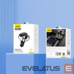 FM модулятор Dudao  Dudao R2PRO+ Transmitter with PD25W Bluetooth 5.3 RGB Charging Ports - Black and Silver 