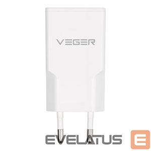 Адаптер Veger  Phone charger VEGER USB A + USB C QC PD 30W 30W1A1C white 